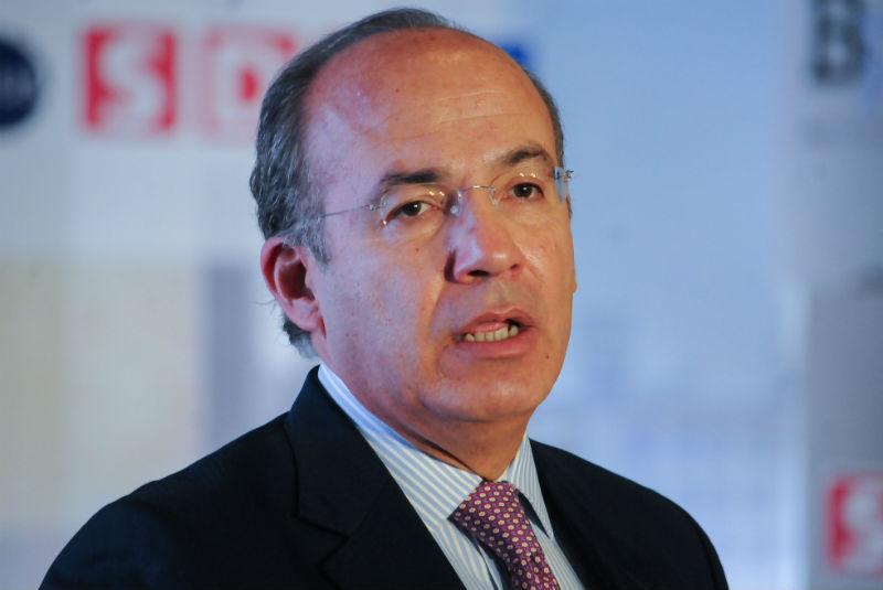 Felipe Calderón, expresidente.