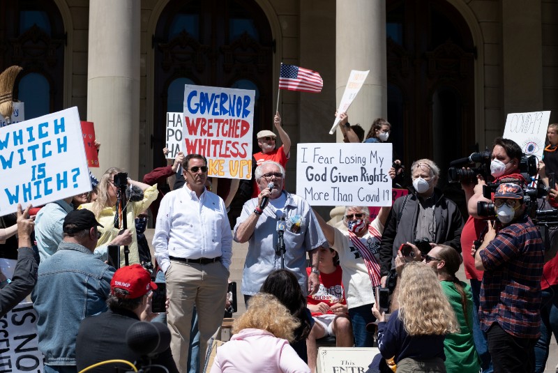 Michigan protestas