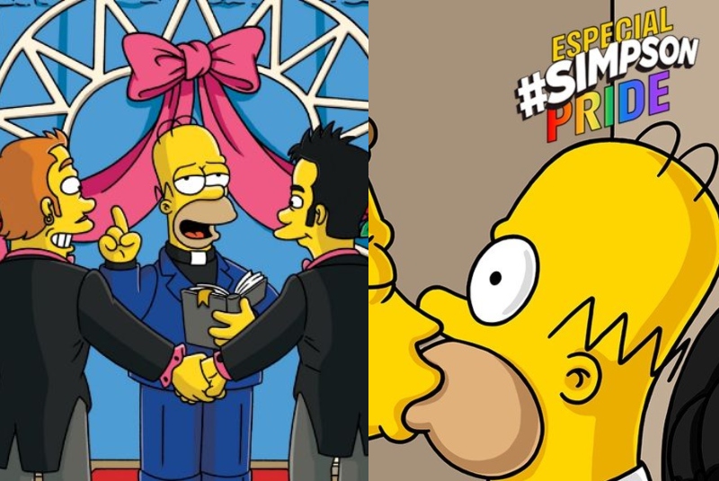 "Los Simpson" se une a la celebración LGBT+ con un maratón