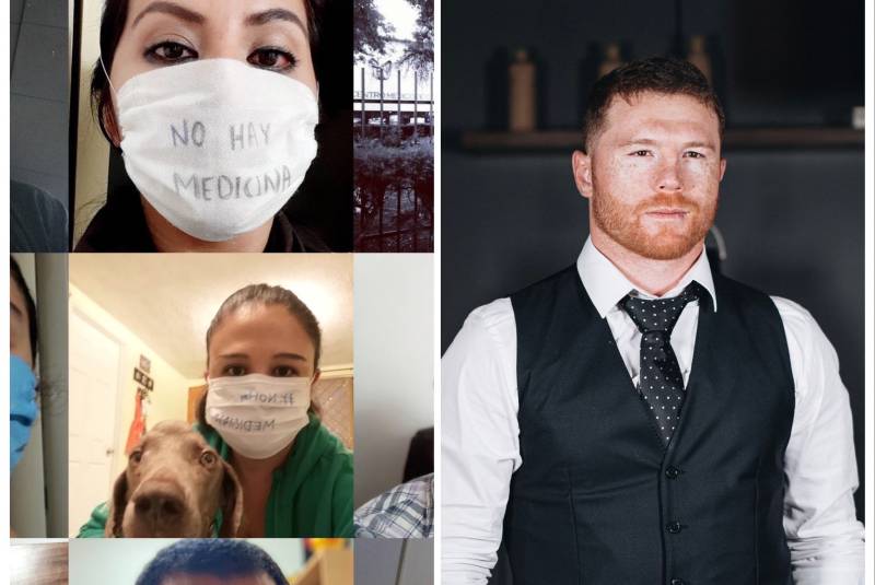 Canelo apoya a niños con cáncer