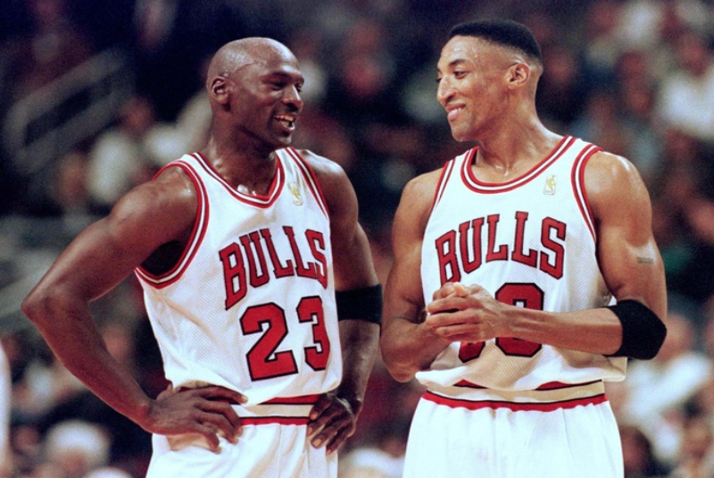 Pippen reveló que desde el estreno de The Last Dance ha charlado con Jordan sobre dichas situaciones y que no existe conflicto entre ellos