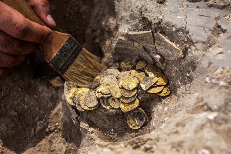 monedas de oro