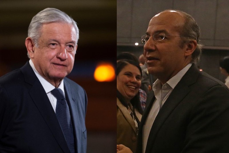 AMLO y Calderón