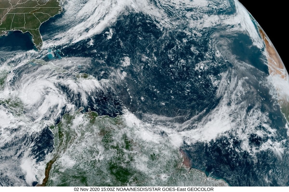 La tormenta tropical Eta azotó el norte de Nicaragua