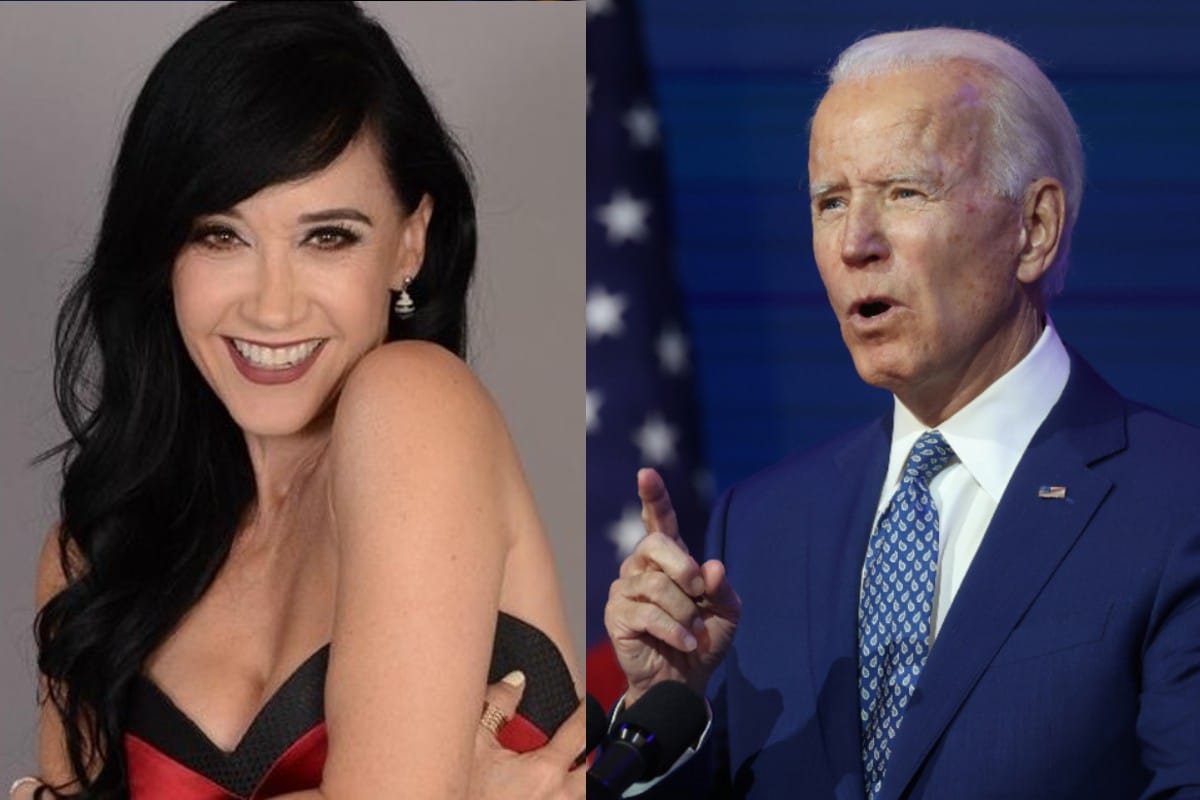 Susana Zabaleta y Joe Biden