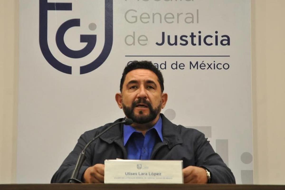 Ulises Lara López, vocero de la FGJ-CDMX, brinda conferencia sobre riña en la colonia Moctezuma