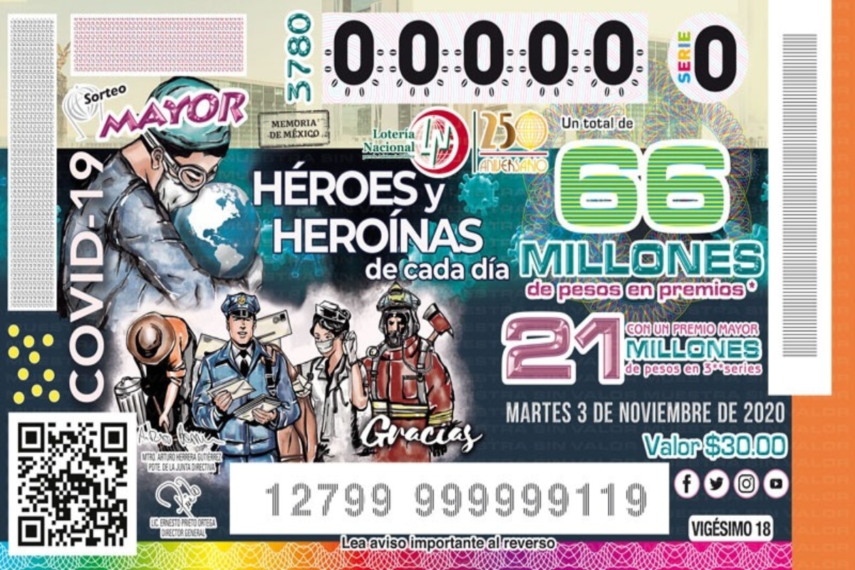 billete de lotería