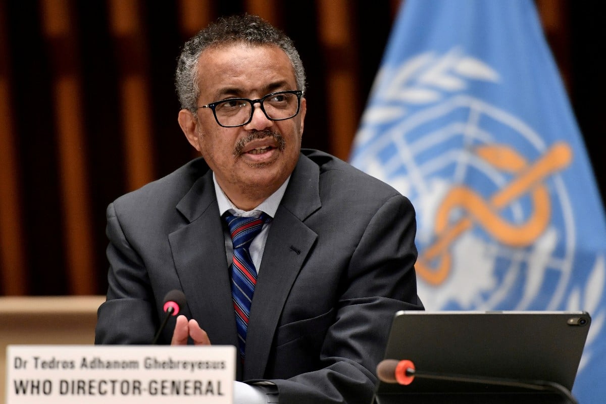 director general de la OMS, Tedros Adhanom Ghebreyesus