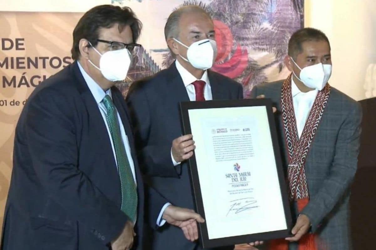 Tras las gestiones del Gobernador de San Luis Potosí, Juan Manuel Carreras López, Santa María del Río se incorporó a los 132 Pueblos Mágicos de México