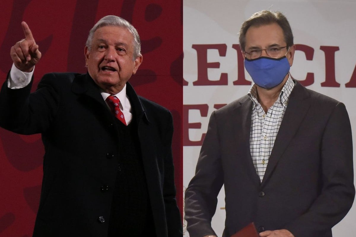 Esteban Moctezuma y AMLO