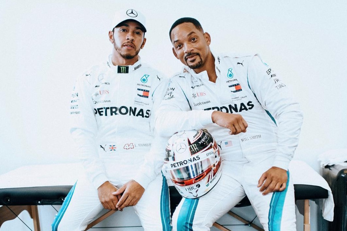 En un video compartido por el campeón de la Fórmula 1, Lewis Hamilton, recuerda el momento en que Will Smith lo ata y le roba su lugar para conducir su