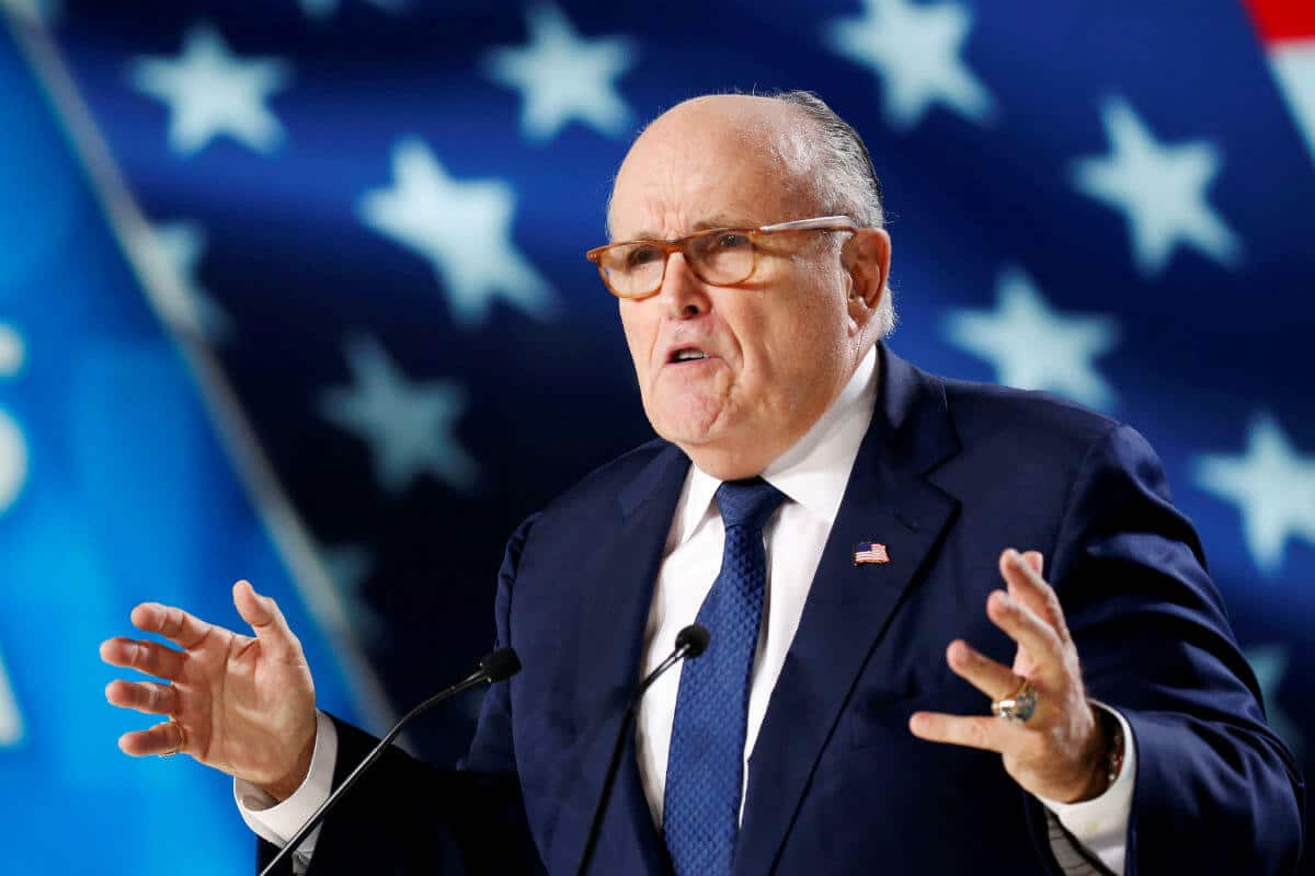 Giuliani visitó Georgia el jueves, donde instó a los legisladores estatales a que detengan la certificación de la victoria de Biden