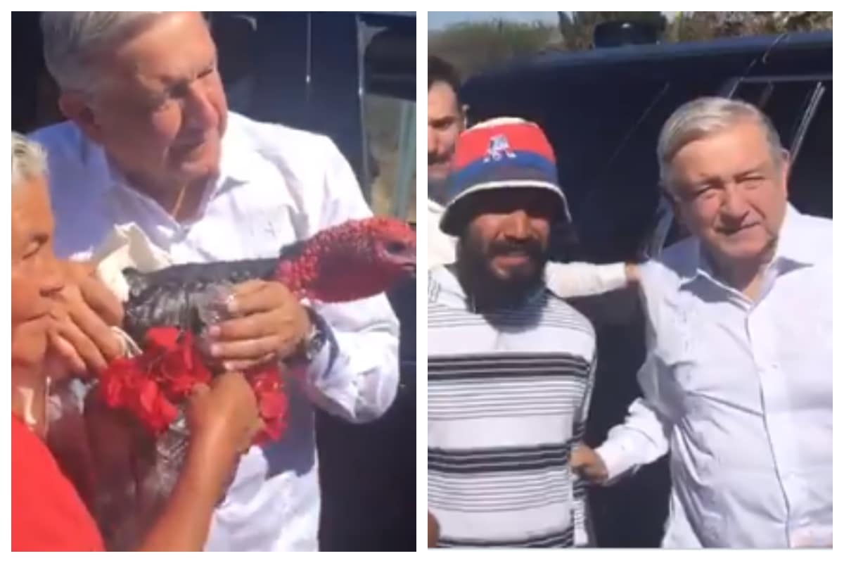 Además algunas personas se acercaron a tomarse fotos con él y a saludarlo de mano a una distancia muy cercana