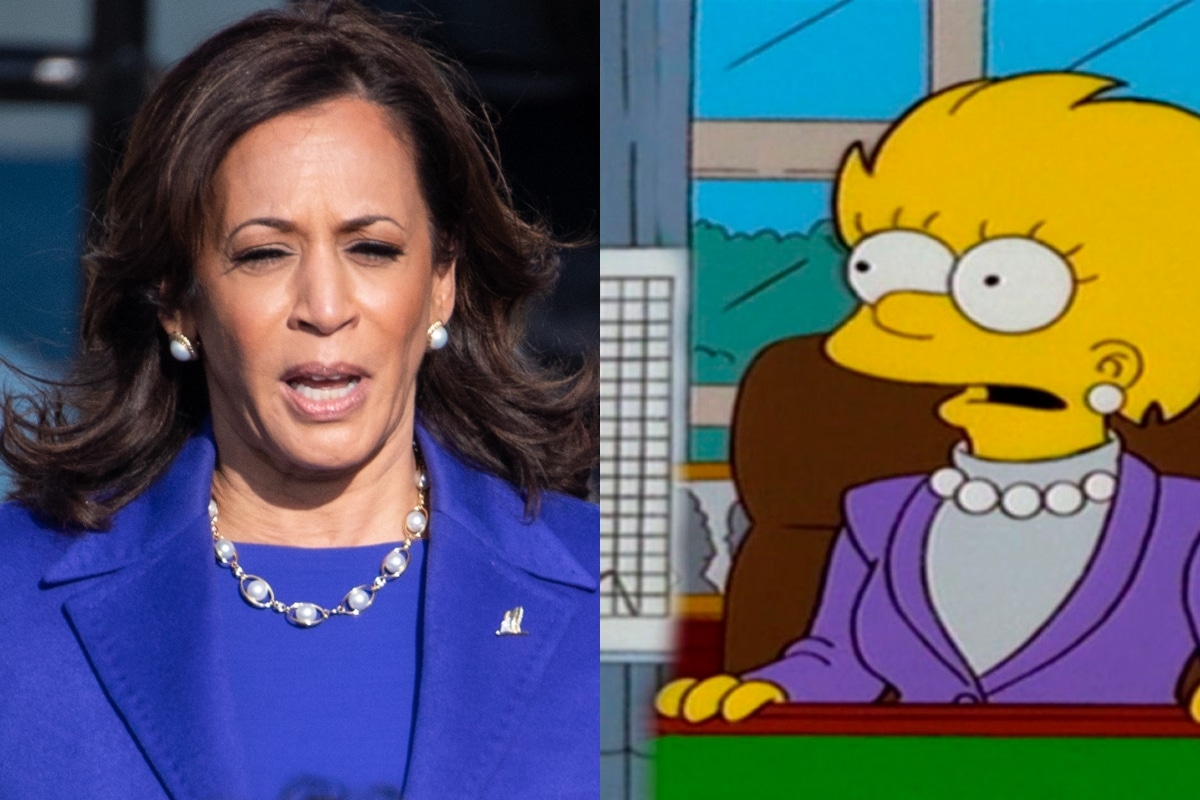 Kamala Harris Lisa Simpson