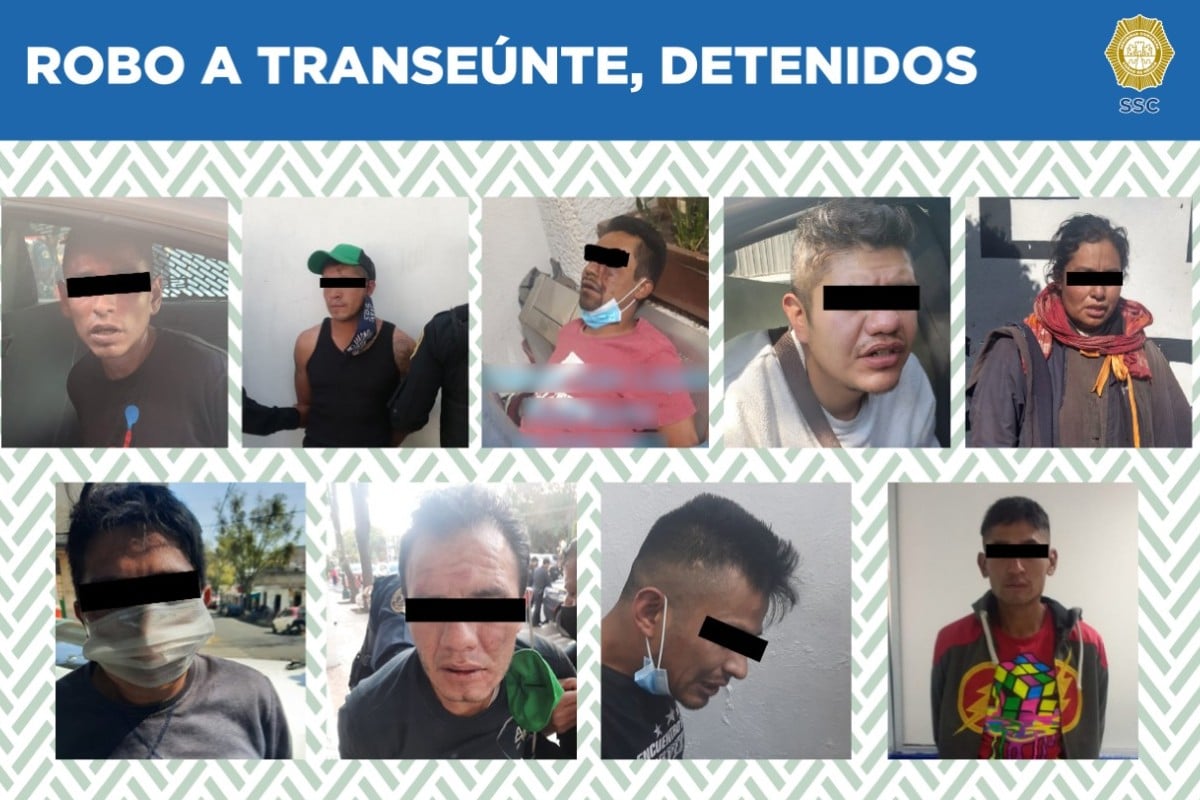 detenidos por robo a transeúnte