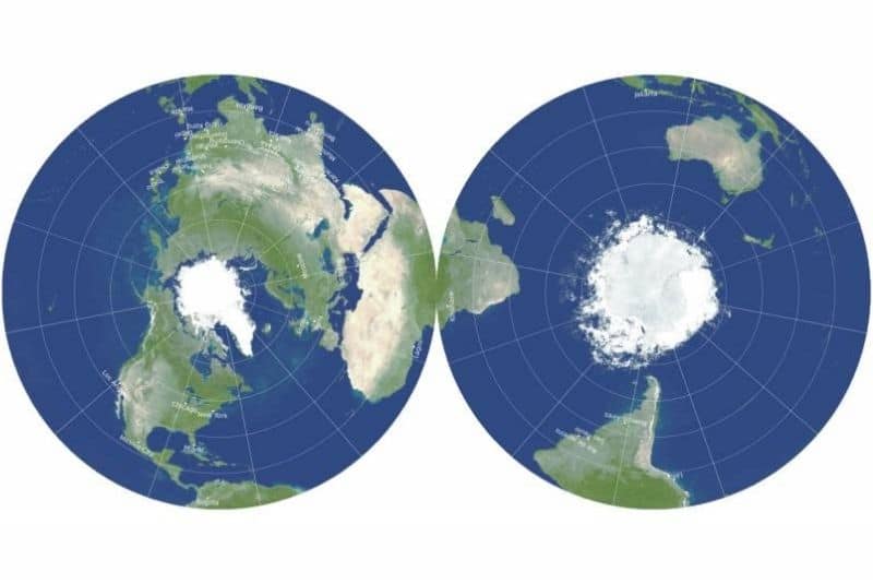 Científicos crean mapa-mundi plano que minimiza distorsiones