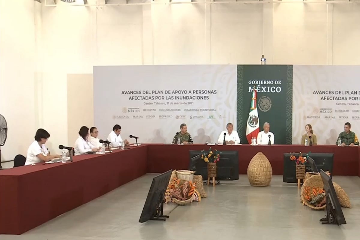 AMLO se encuentra de gira en Tabasco