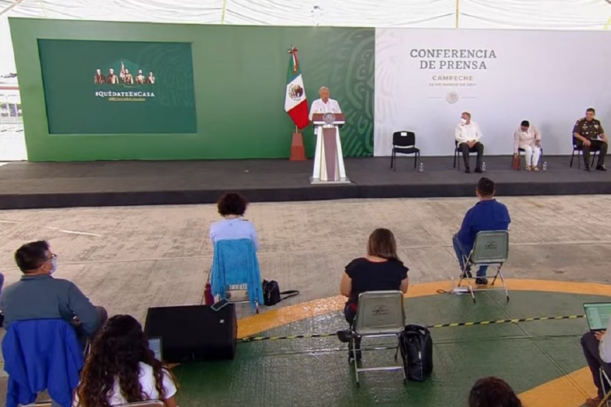 Conferencia de AMLO desde Campeche