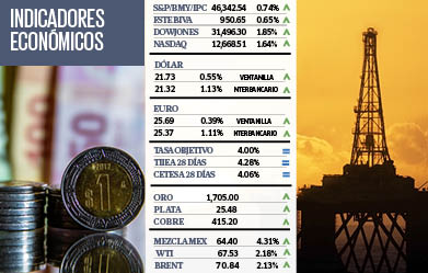 El dólar en ventanilla cerró en 21.73 pesos