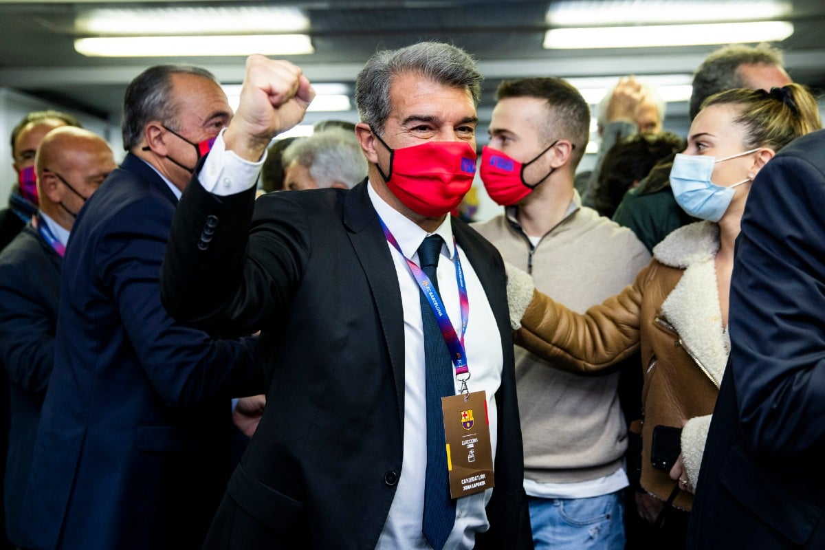 Joan Laporta, presidente del Barcelona