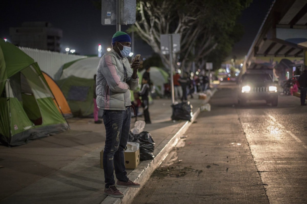 migrantes en la frontera