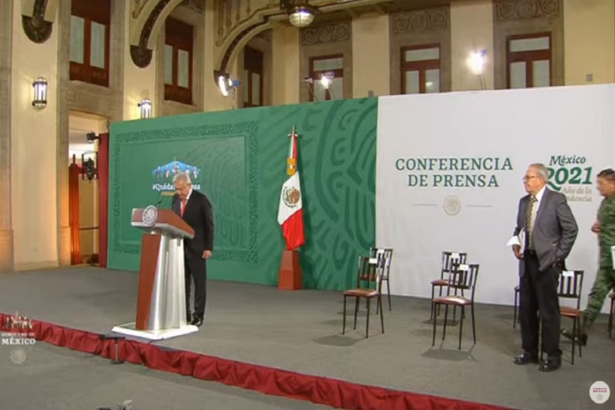 AMLO desde Palacio Nacional