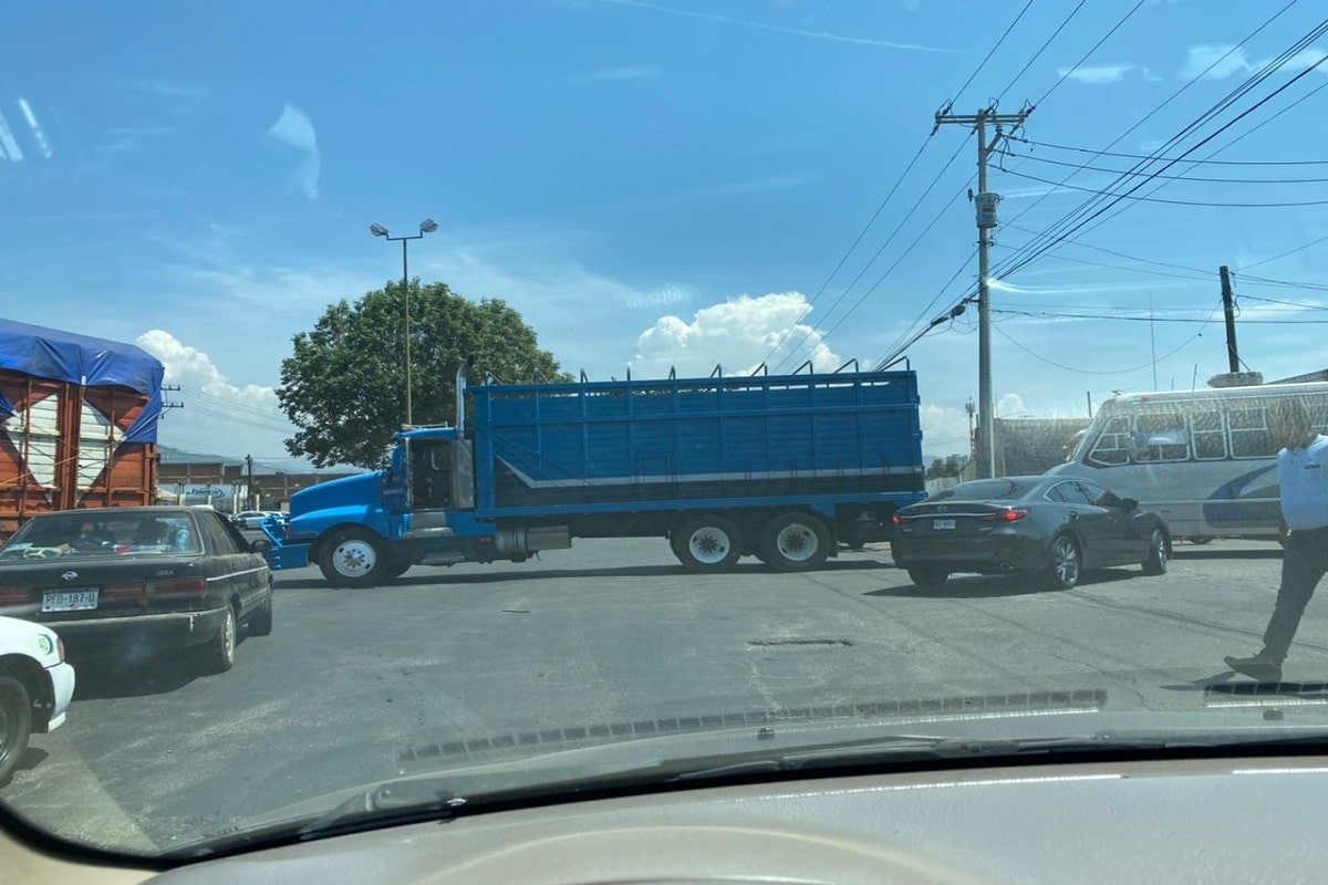 Bloqueo en Uruapan, Michoacán