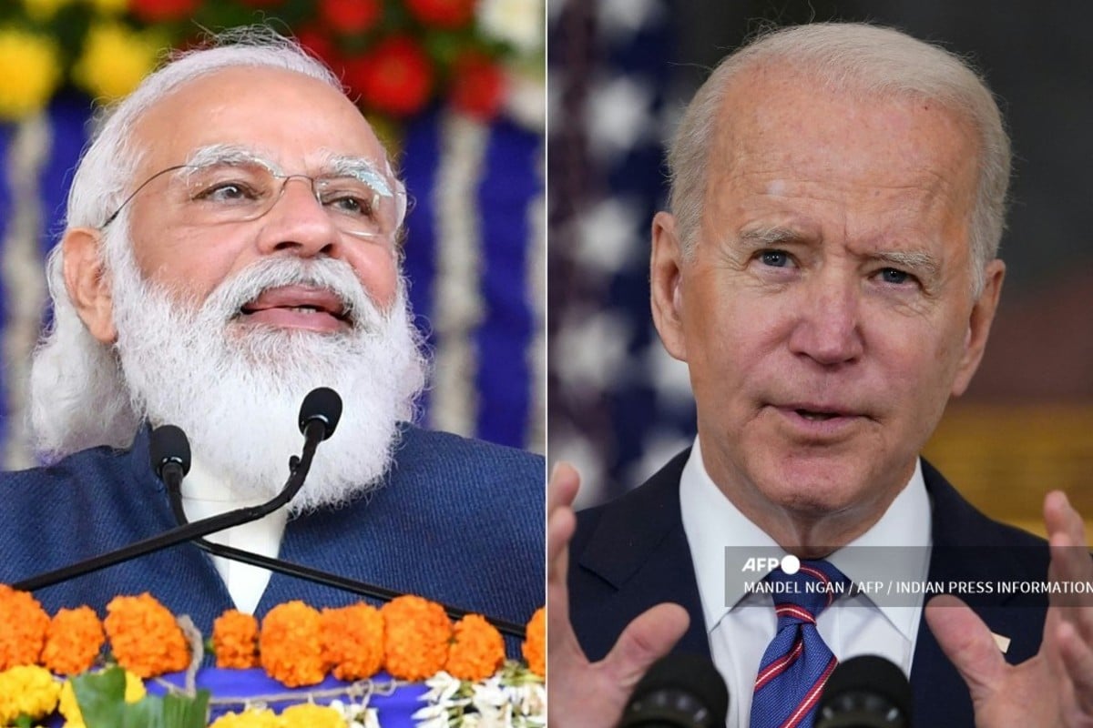 Narendra Modi y Joe Biden