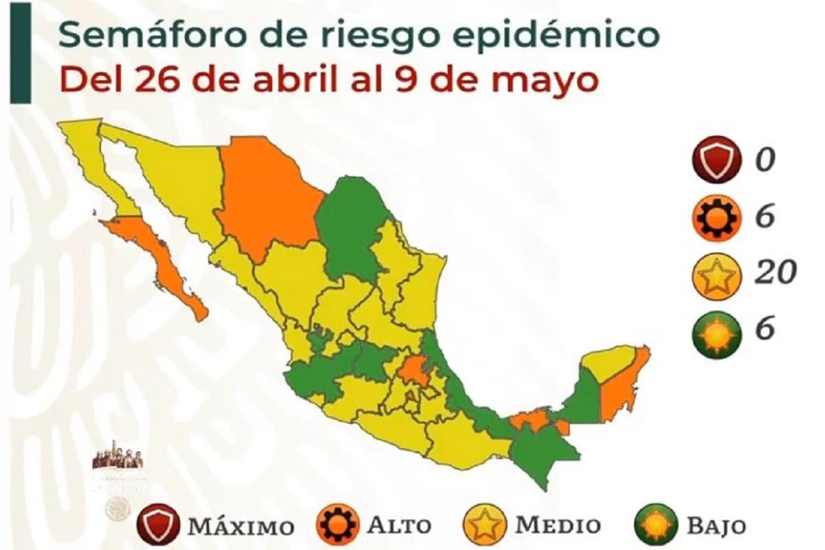 Semáforo epidemiológico por Covid-19