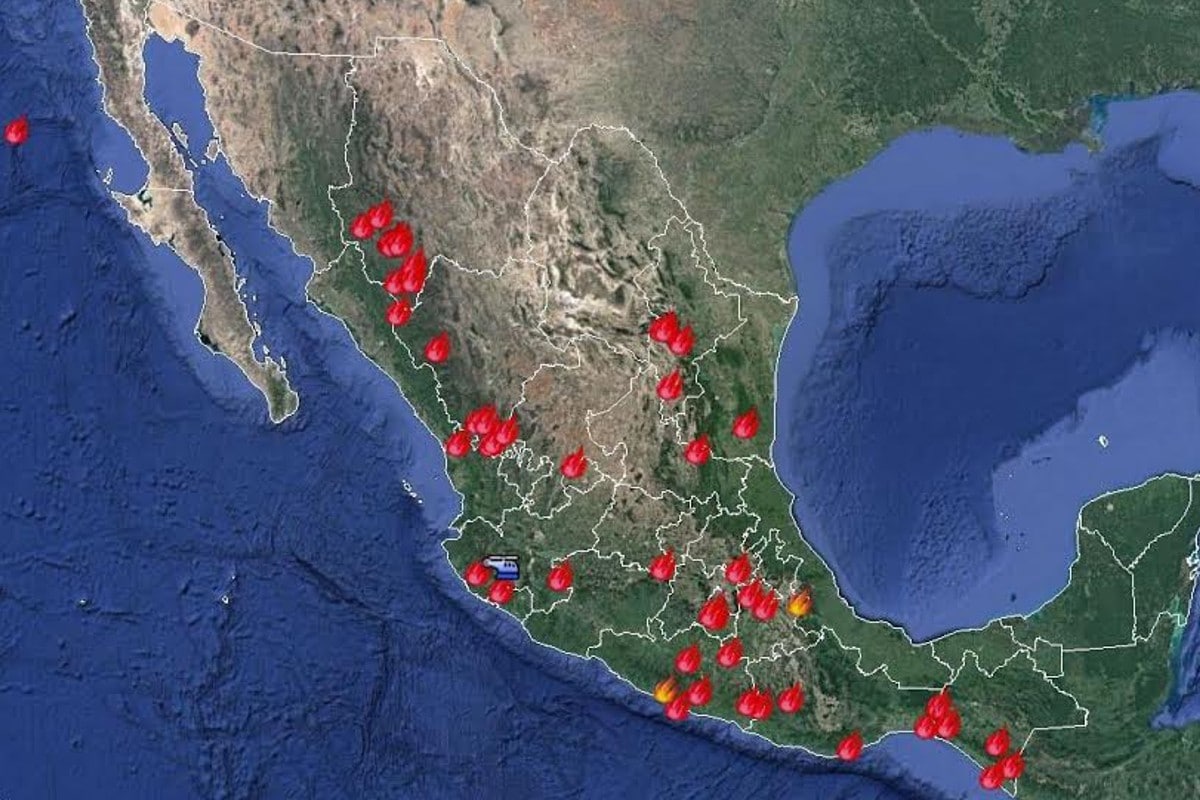 incendios en México