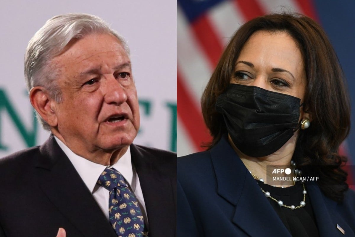 AMLO y Kamala Harris