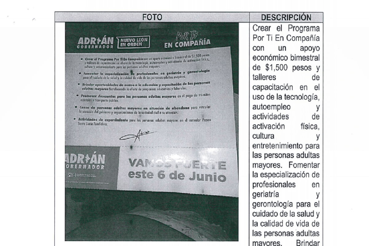 Denuncia contra Adrián de la Garza por tarjetas rosas