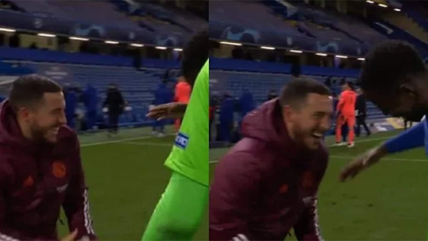 Hazard se reencontró con viejos amigos