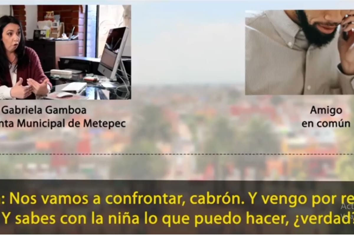 En el audio se escucha, presuntamente, a la alcaldesa de Metepec amenazar a la hija de su contrincante.