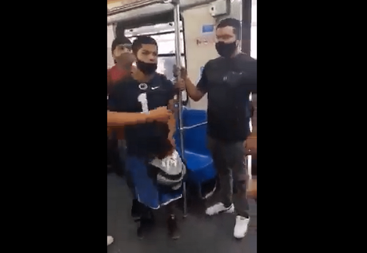 pelea en el metro de monterrey