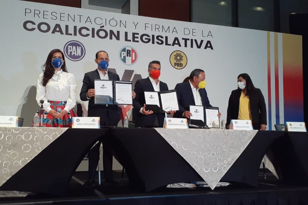 Alianza electoral del PAN, PRI y PRD será también legislativa