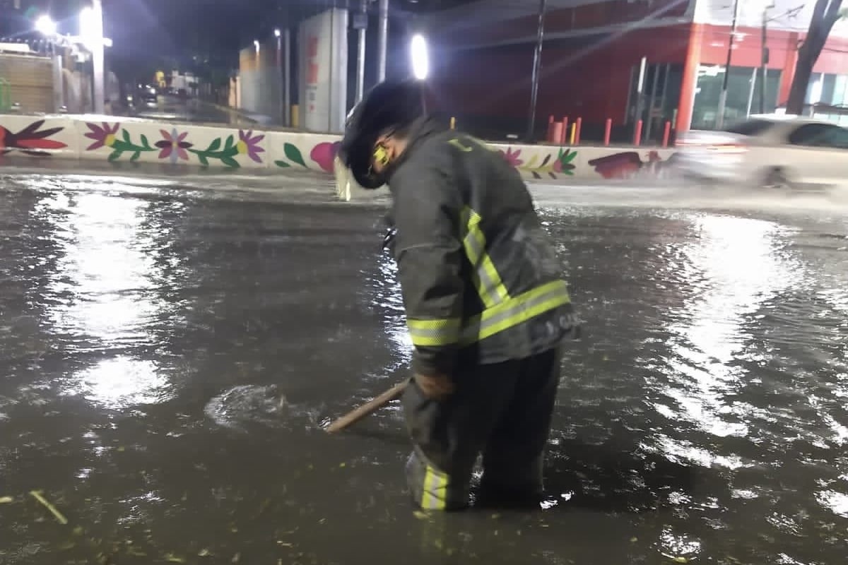 Tormenta azota CDMX