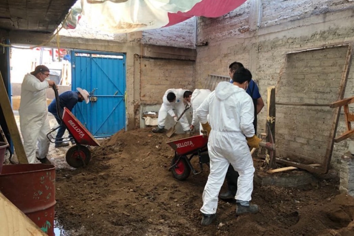 Restos óseos hallados en un inmueble de Atizapán