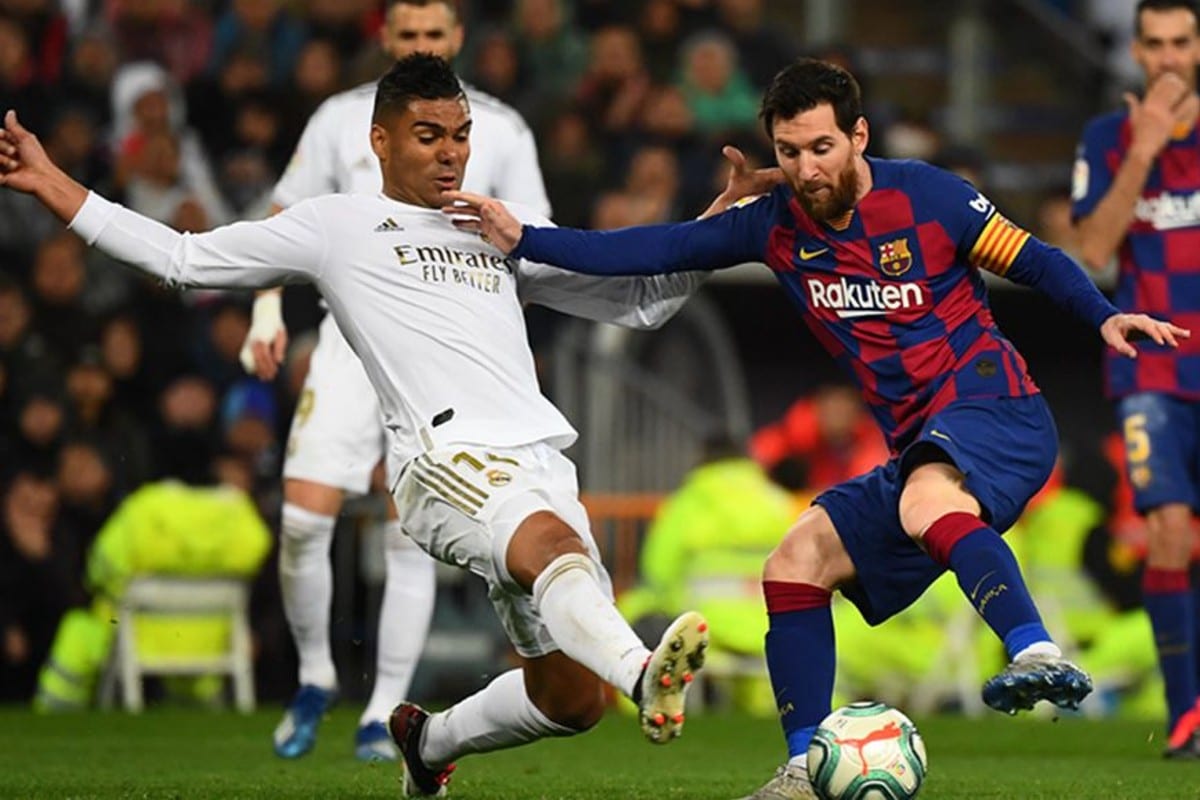 Partido entre Barcelona contra el Real Madrid