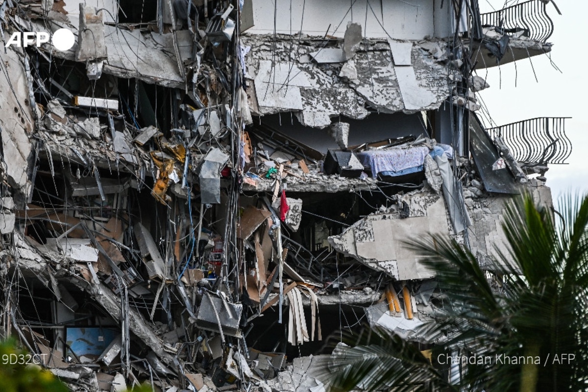 Derrumbe edificio en Florida