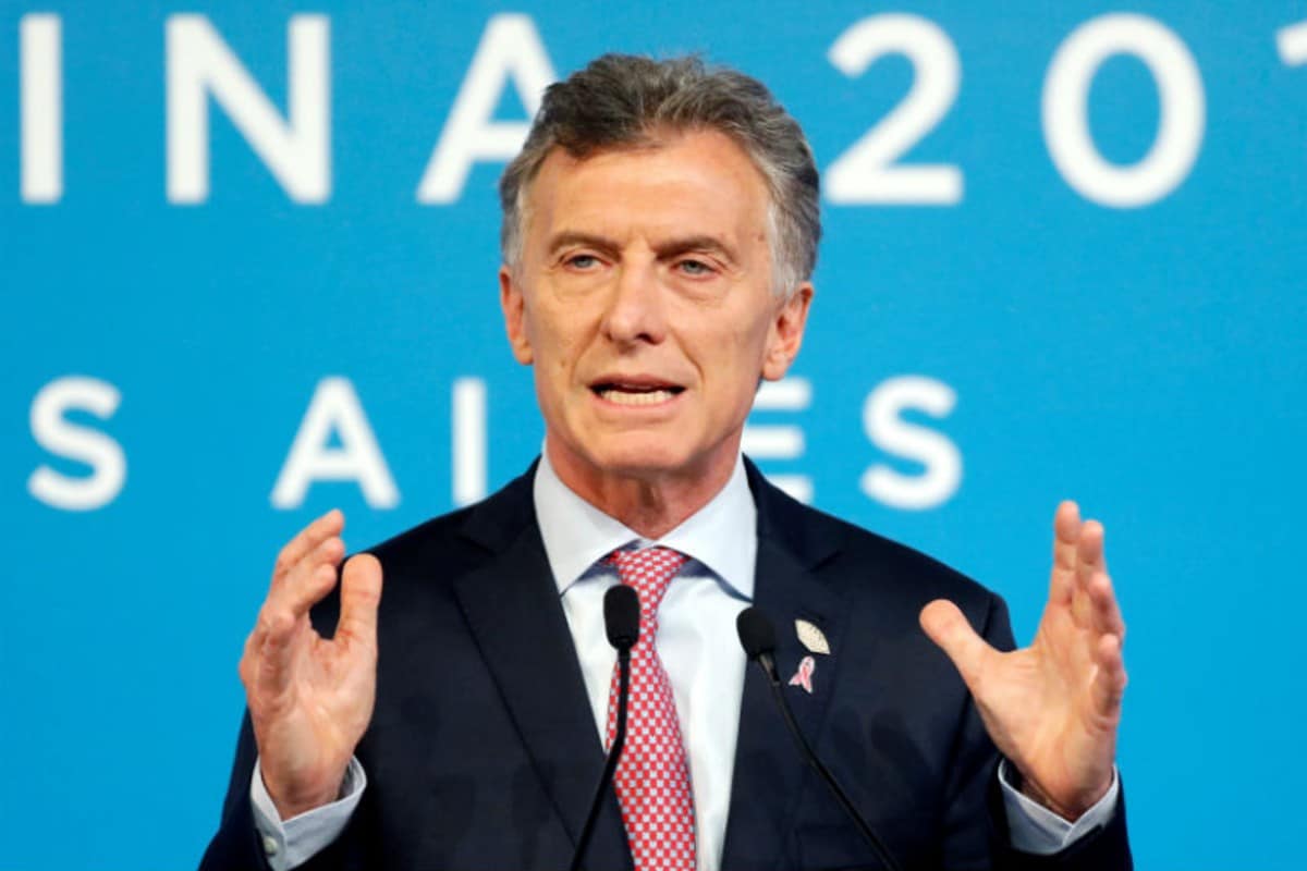 Mauricio Macri, exmandatario de Argentina.