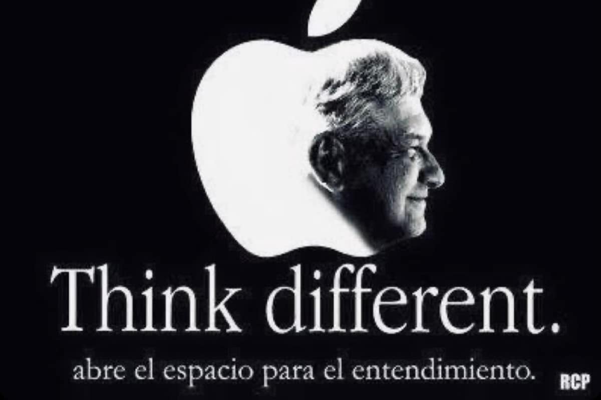 La imagen publicada por Morena fue borrada, sin embargo usuarios se la han "compartido" a Apple.