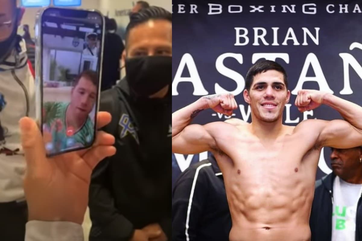 Canelo felicita a Brian Castaño