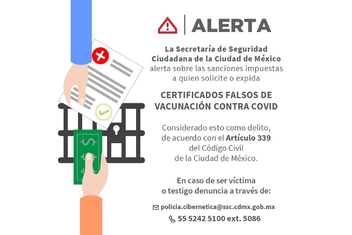 Certificados apócrifos en la CDMX