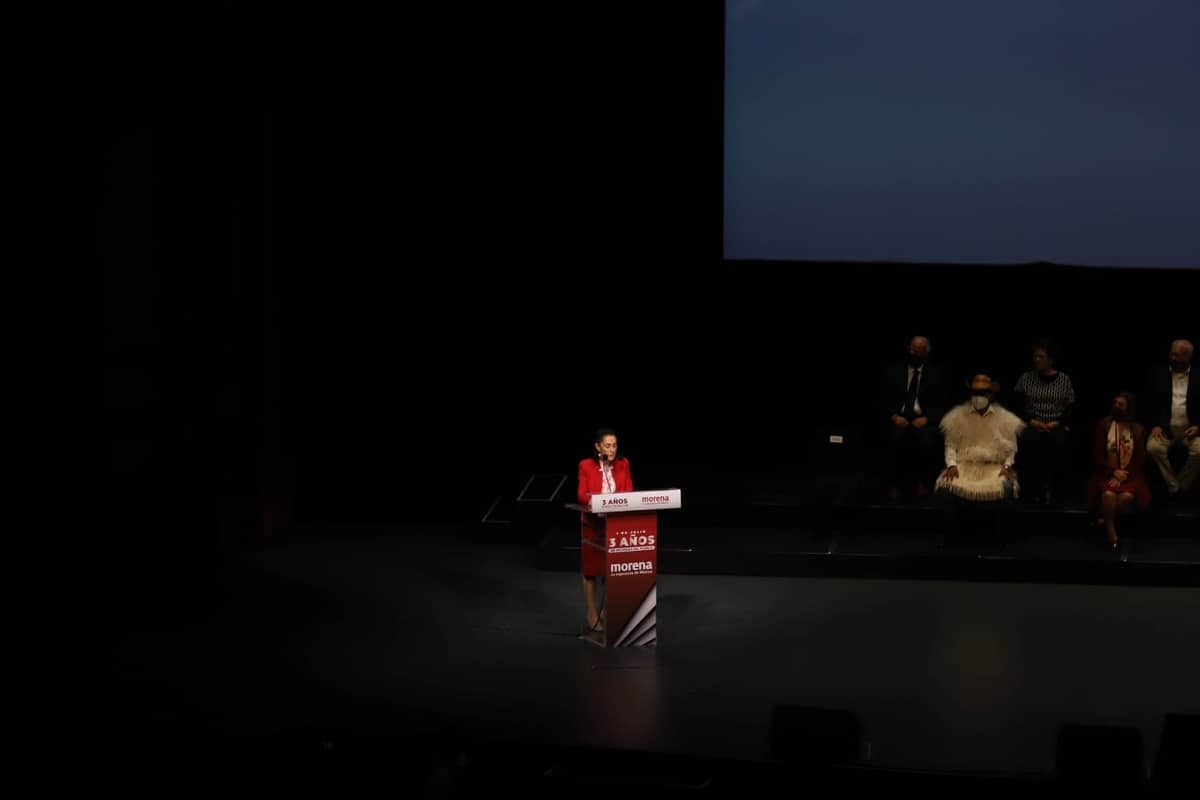 Sheinbaum en el Auditorio Nacional