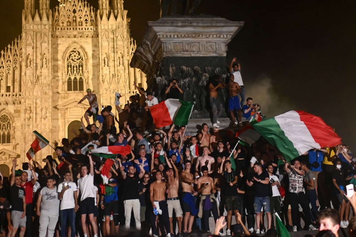 Festjos por Italia Campeón