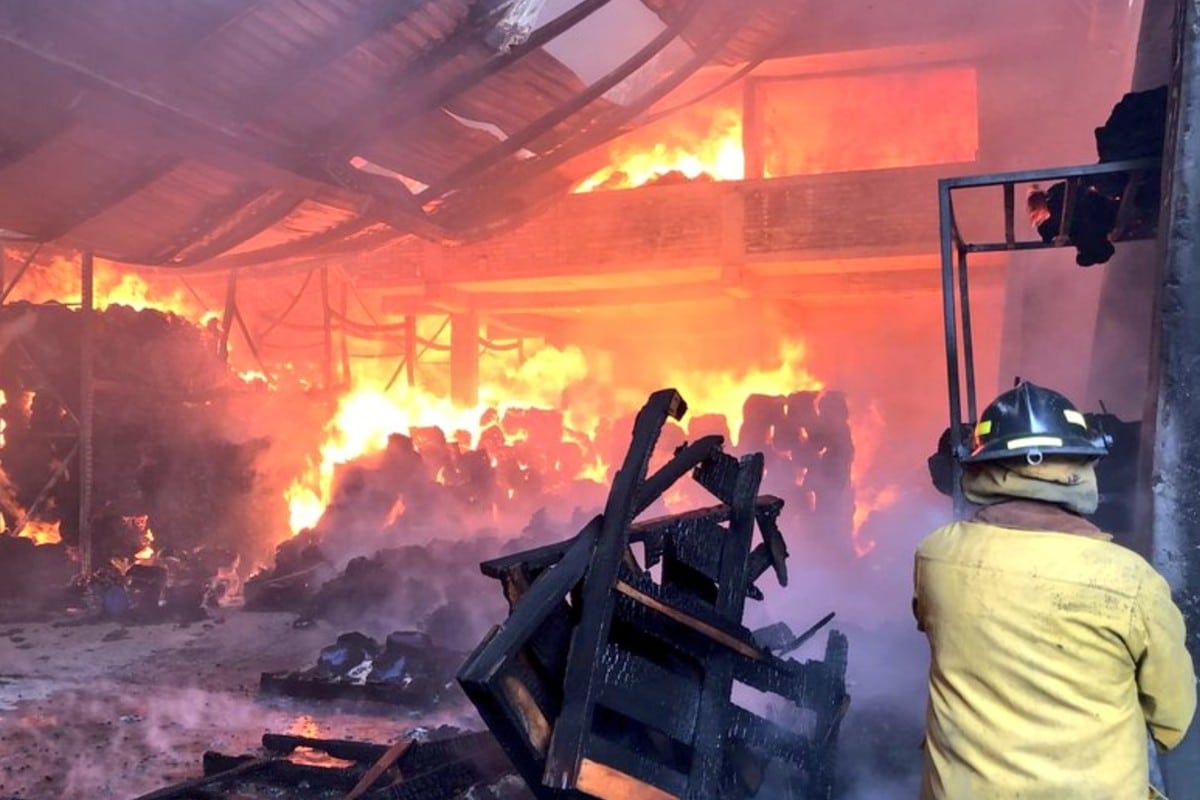 Incendio en Tultitlán