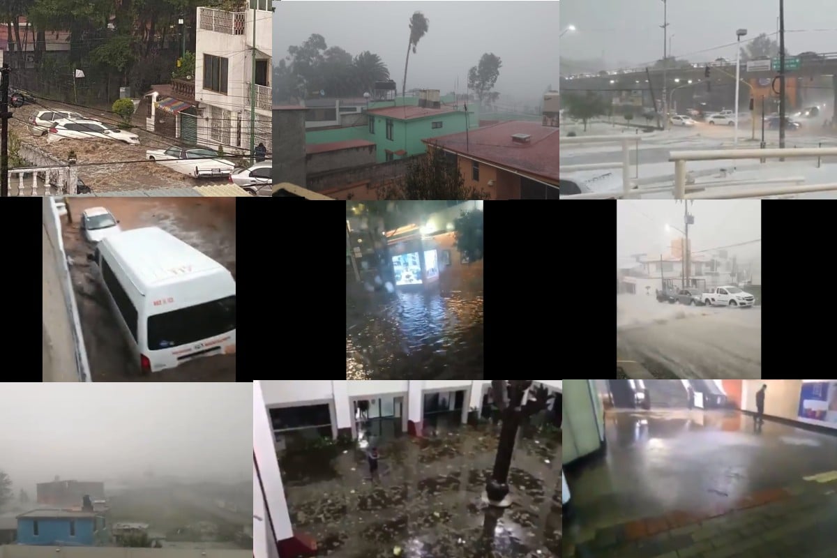 Lluvias en CDMX y Edomex