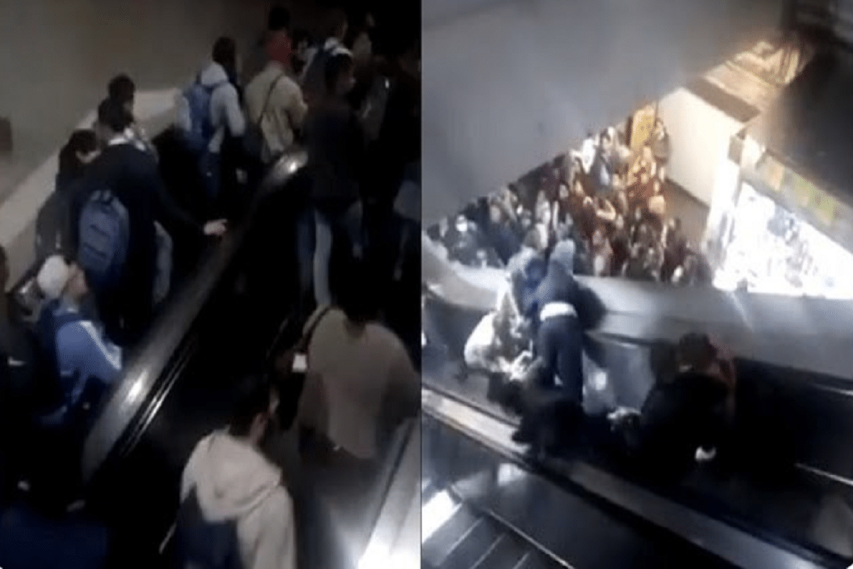 Escaleras del metro Tacubaya