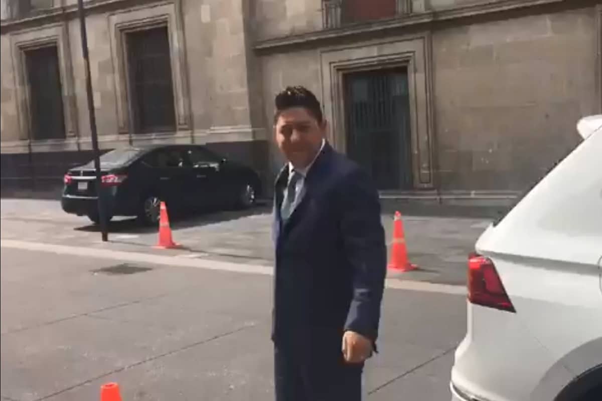 Ricardo Gallardo en Palacio Nacional